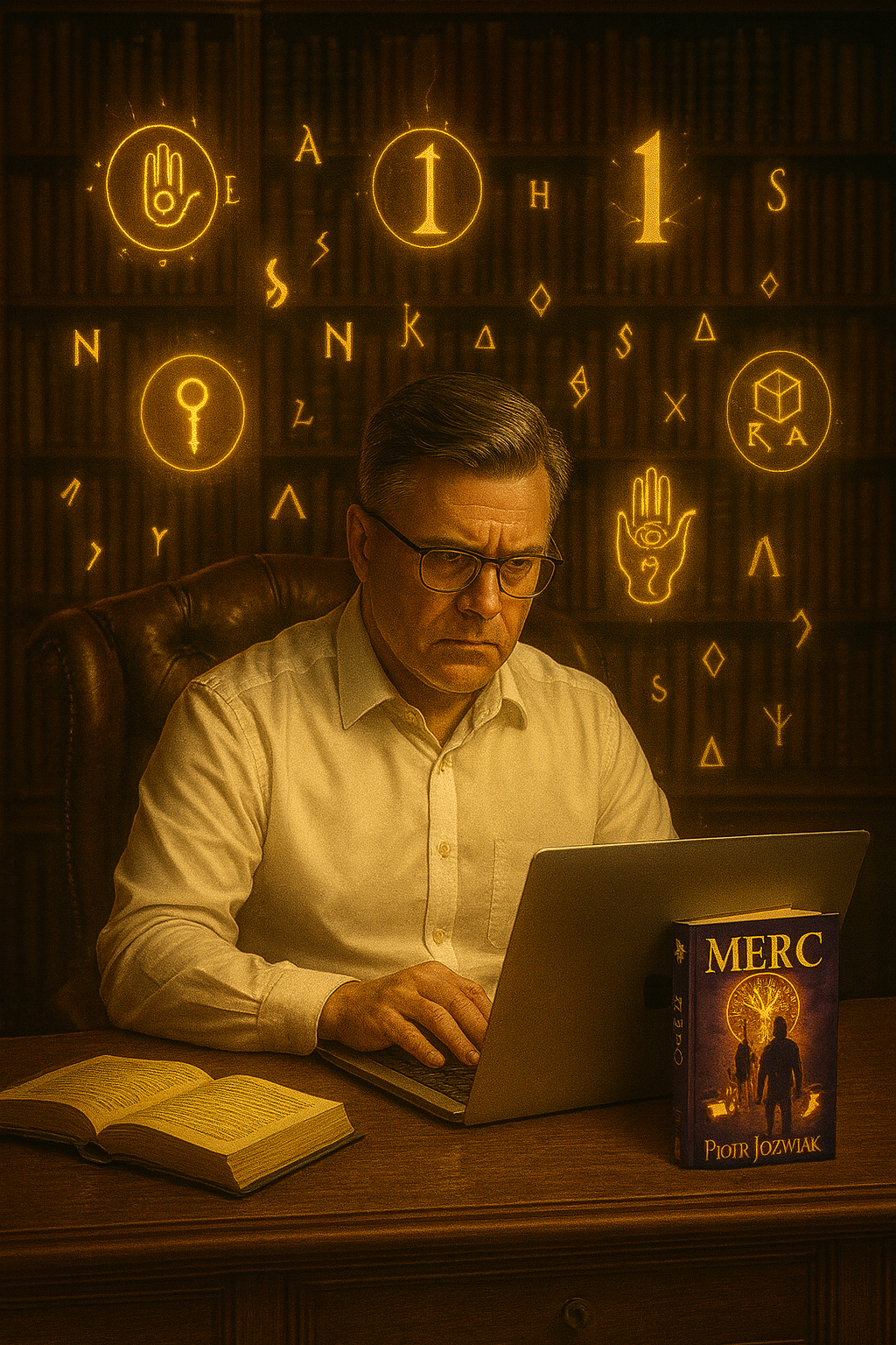 Książka ,,MERC '' TOM 1 PIERWSZY SZEPT CIEMNOŚCI