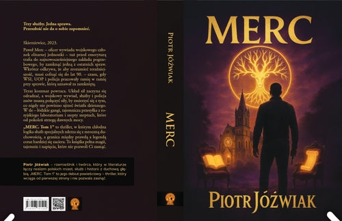 Książka ,,MERC '' TOM 1 PIERWSZY SZEPT CIEMNOŚCI